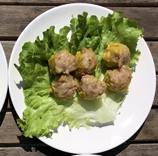 bouchée au porc